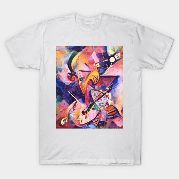 Colorful Kandinsky T-Shirt by Dturner29